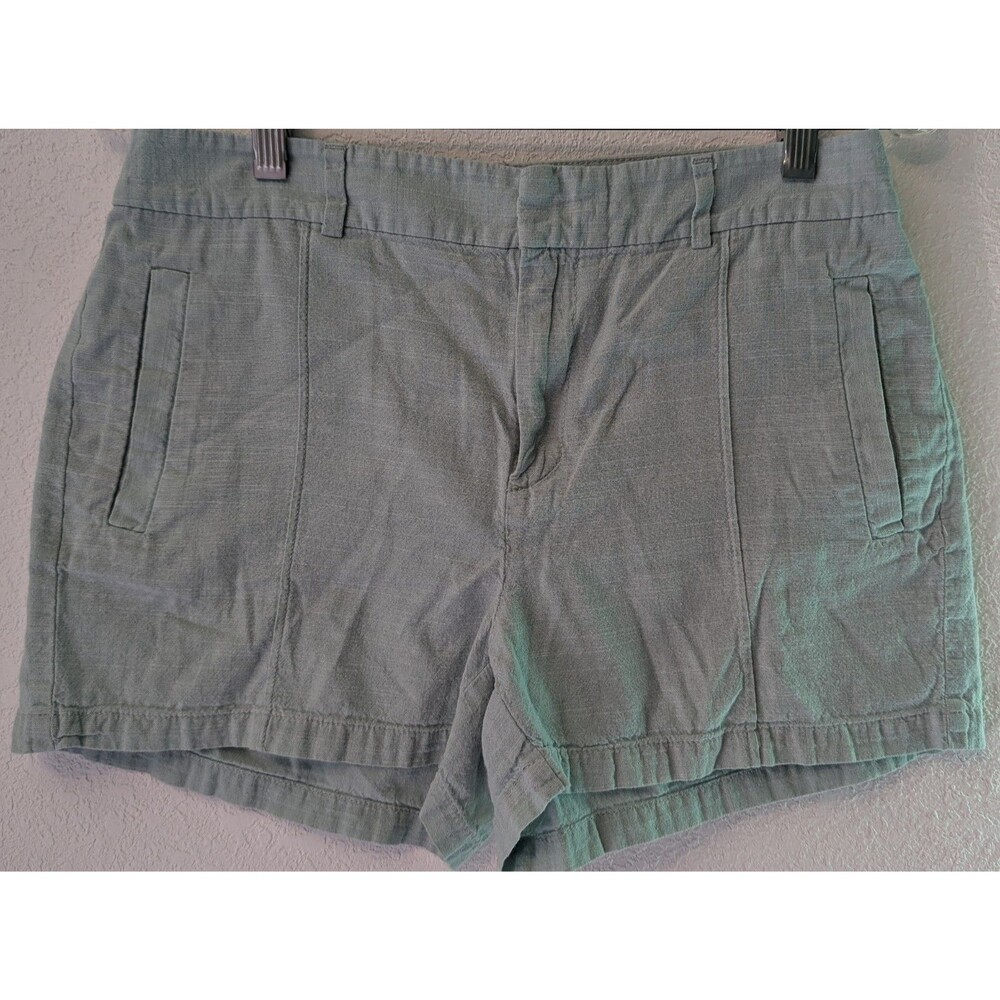 New Haven Chino Ladies Green Tea Olive Shorts Size 6, 30" (677)
